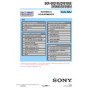 Sony DCR-DVD105, DCR-DVD105E, DCR-DVD605, DCR-DVD605E (serv.man4) Service Manual