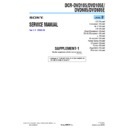 Sony DCR-DVD105, DCR-DVD105E, DCR-DVD605, DCR-DVD605E (serv.man5) Service Manual