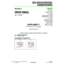 Sony DCR-DVD105, DCR-DVD105E, DCR-DVD605, DCR-DVD605E (serv.man7) Service Manual