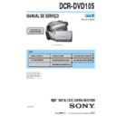 Sony DCR-DVD105 (serv.man2) Service Manual