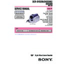 Sony DCR-DVD200, DCR-DVD200E, DCR-DVD300 (serv.man3) Service Manual