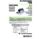 dcr-dvd200, dcr-dvd200e, dcr-dvd300 service manual