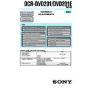 Sony DCR-DVD201, DCR-DVD201E (serv.man4) Service Manual