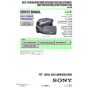 Sony DCR-DVD205, DCR-DVD205E, DCR-DVD304E, DCR-DVD305, DCR-DVD305E, DCR-DVD705, DCR-DVD705E, DCR-DVD755, DCR-DVD755E Service Manual