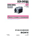 Sony DCR-DVD301 (serv.man3) Service Manual