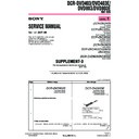 Sony DCR-DVD403, DCR-DVD403E, DCR-DVD803, DCR-DVD803E (serv.man10) Service Manual