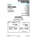 Sony DCR-DVD403, DCR-DVD403E, DCR-DVD803, DCR-DVD803E (serv.man11) Service Manual