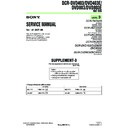 Sony DCR-DVD403, DCR-DVD403E, DCR-DVD803, DCR-DVD803E (serv.man12) Service Manual