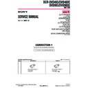 Sony DCR-DVD403, DCR-DVD403E, DCR-DVD803, DCR-DVD803E (serv.man13) Service Manual