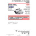 Sony DCR-DVD404E, DCR-DVD405, DCR-DVD405E, DCR-DVD805, DCR-DVD805E (serv.man3) Service Manual