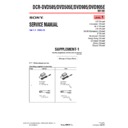 Sony DCR-DVD505, DCR-DVD505E, DCR-DVD905, DCR-DVD905E (serv.man5) Service Manual