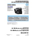 Sony DCR-DVD510E, DCR-DVD910, DCR-DVD910E, HDR-UX10, HDR-UX10E, HDR-UX19E, HDR-UX20, HDR-UX20E, HDR-UX9E (serv.man2) Service Manual
