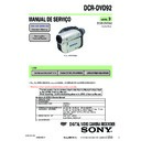 Sony DCR-DVD92 Service Manual