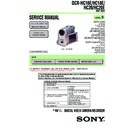 Sony DCR-HC16E, DCR-HC18E, DCR-HC20, DCR-HC20E Service Manual