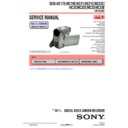 Sony DCR-HC17E, DCR-HC19E, DCR-HC21, DCR-HC21E, DCR-HC22E, DCR-HC32, DCR-HC32E, DCR-HC33, DCR-HC33E (serv.man3) Service Manual