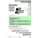 Sony DCR-HC17E, DCR-HC19E, DCR-HC21, DCR-HC21E, DCR-HC22E, DCR-HC32, DCR-HC32E, DCR-HC33, DCR-HC33E Service Manual