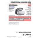Sony DCR-HC23E, DCR-HC24E, DCR-HC26, DCR-HC26E, DCR-HC35E (serv.man3) Service Manual