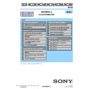 Sony DCR-HC23E, DCR-HC24E, DCR-HC26, DCR-HC26E, DCR-HC35E (serv.man4) Service Manual