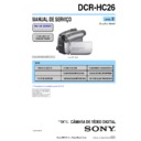 Sony DCR-HC26 (serv.man2) Service Manual