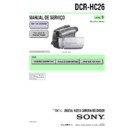 Sony DCR-HC26 Service Manual