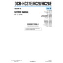 Sony DCR-HC27E, DCR-HC28, DCR-HC28E (serv.man12) Service Manual