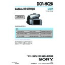 Sony DCR-HC28 (serv.man2) Service Manual