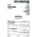Sony DCR-HC30, DCR-HC30E (serv.man15) Service Manual