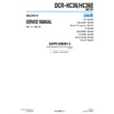 Sony DCR-HC36, DCR-HC36E (serv.man10) Service Manual