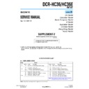 Sony DCR-HC36, DCR-HC36E (serv.man8) Service Manual