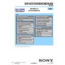 Sony DCR-HC37E, DCR-HC38, DCR-HC38E, DCR-HC45E (serv.man4) Service Manual