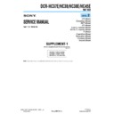 Sony DCR-HC37E, DCR-HC38, DCR-HC38E, DCR-HC45E (serv.man5) Service Manual