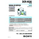 Sony DCR-HC40 (serv.man2) Service Manual