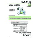 dcr-hc40 service manual