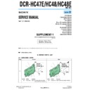 Sony DCR-HC47E, DCR-HC48, DCR-HC48E (serv.man5) Service Manual