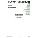Sony DCR-HC47E, DCR-HC48, DCR-HC48E (serv.man6) Service Manual