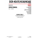dcr-hc47e, dcr-hc48, dcr-hc48e (serv.man8) service manual