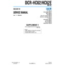 dcr-hc62, dcr-hc62e (serv.man5) service manual