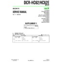 dcr-hc62, dcr-hc62e (serv.man8) service manual