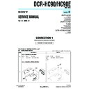 dcr-hc90, dcr-hc90e (serv.man10) service manual
