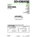 dcr-hc90, dcr-hc90e (serv.man5) service manual