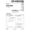 Sony DCR-HC90, DCR-HC90E (serv.man9) Service Manual