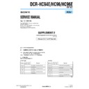 Sony DCR-HC94E, DCR-HC96, DCR-HC96E (serv.man10) Service Manual