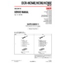 Sony DCR-HC94E, DCR-HC96, DCR-HC96E (serv.man7) Service Manual