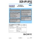 Sony DCR-IP1, DCR-IP1E (serv.man4) Service Manual