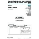 Sony DCR-IP45, DCR-IP45E, DCR-IP55, DCR-IP55E (serv.man4) Service Manual