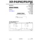 Sony DCR-IP45, DCR-IP45E, DCR-IP55, DCR-IP55E (serv.man6) Service Manual
