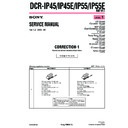 dcr-ip45, dcr-ip45e, dcr-ip55, dcr-ip55e (serv.man9) service manual