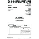 dcr-ip5, dcr-ip5e, dcr-ip7bt, dcr-ip7e (serv.man4) service manual