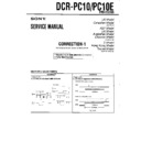 Sony DCR-PC10, DCR-PC10E (serv.man2) Service Manual