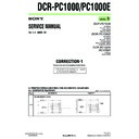 Sony DCR-PC1000, DCR-PC1000E (serv.man11) Service Manual